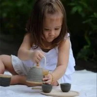Juego de Té de madera  imagen 2