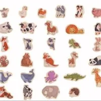 Imanes Animales madera imagen 2
