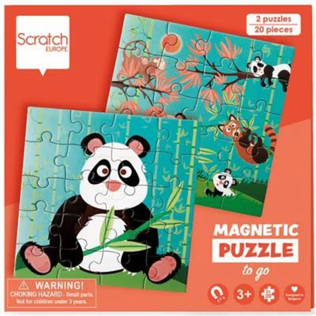 Imagen de Puzzle Magnetico Oso Panda 