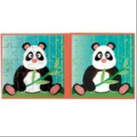 Puzzle Magnetico Oso Panda  imagen 2