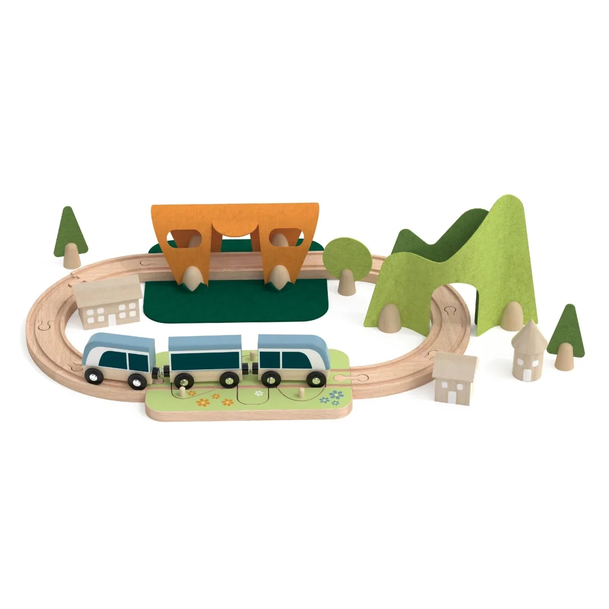 Imagen de Pista de tren Madera
