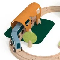 Pista de tren Madera imagen 2
