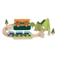 Pista de tren Madera imagen 1