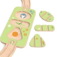 Pista de tren Madera imagen 4