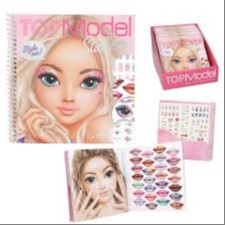 Imagen de Cuaderno de Stickers Maquillaje y Uñas Top Model +5 Años