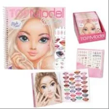 Stickers maquillaje y uñas Top Model imagen 1