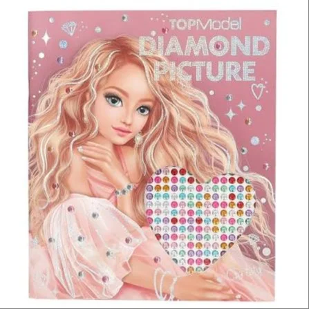 Imagen de Cuaderno de stickers  diamantes Top Model