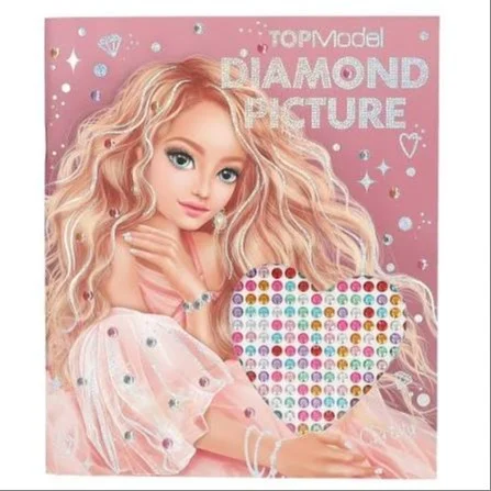 Cuaderno de stickers  diamantes Top Model imagen 1