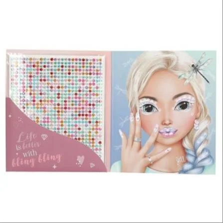 Cuaderno de stickers  diamantes Top Model imagen 2