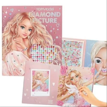 Cuaderno de stickers  diamantes Top Model imagen 3
