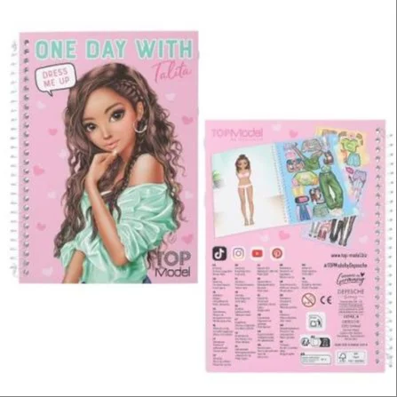 Imagen de Cuaderno stickers Top Model 