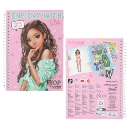 Cuaderno stickers Top Model  imagen 1