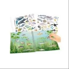 Cuaderno de stickers oceano Top Model imagen 2