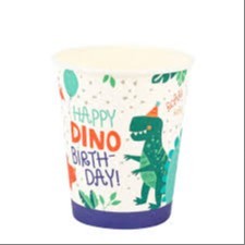 Imagen de Vaso  de cumple  dino