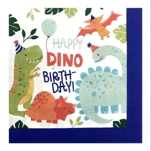 Servilletas  dino  imagen 1