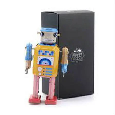 Robot retro de metal  imagen 1