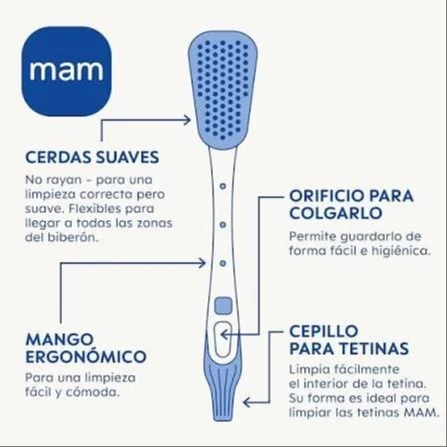 Cepillo mamaderas Mam  imagen 2