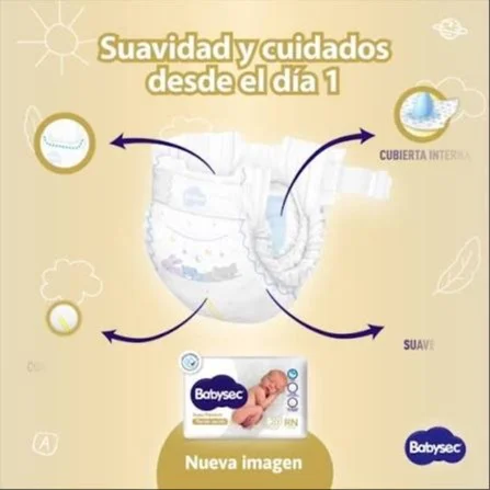 Pañales BABYSEC  super premium imagen 2