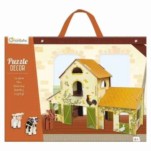 Puzzle la granja 3D imagen 1