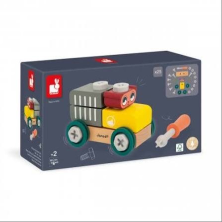 Imagen de Tractor de Madera para Armar (Kit de Bricolaje) +2 Años