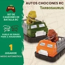 Autos chocadores a control remoto dino imagen 1