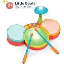 Bateria  infantil con luz y sonidos imagen 1