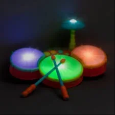 Bateria  infantil con luz y sonidos imagen 2