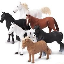 Imagen de Set de 6 caballos realistas 
