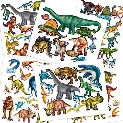 Libro de stickers dinosaurios imagen 2